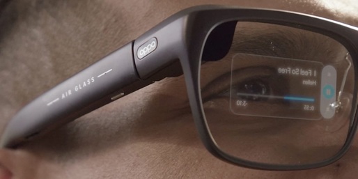 VIDEO Oppo a dezvăluit un prototip de ochelari de realitate augmentată (AR) cu un asistent vocal