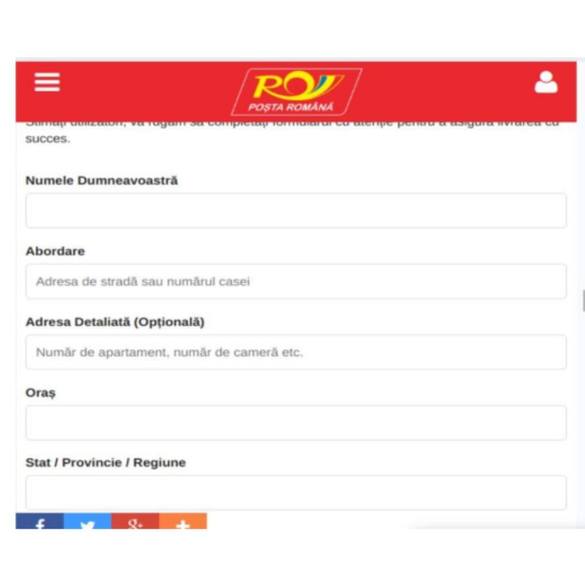 FOTO Sesizări privind utilizarea identității Poștei Române în diverse campanii Scam