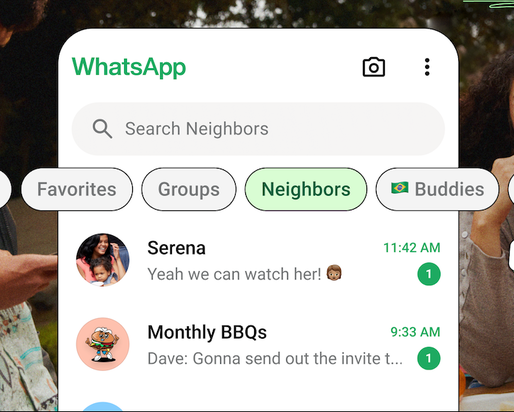 WhatsApp adaugă filtre personalizabile