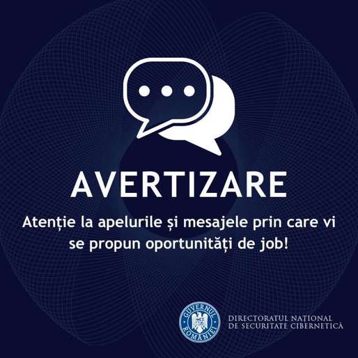 FOTO Avertisment în legătură cu mesajele care oferă ''job-uri online''. Cum decurge discuția