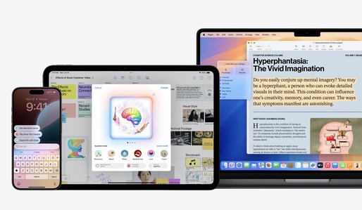 Apple Intelligence, disponibilă în afara Statelor Unite