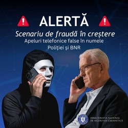 FOTO Tentativele de fraudă comune în numele Poliției Române și al Băncii Naționale, în creștere.  Cum funcționează schema