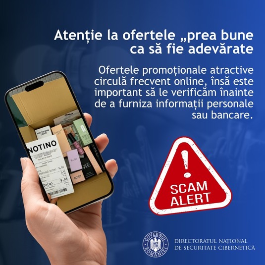 Tentativă de fraudă cu identitatea Notino