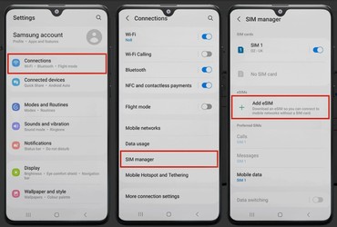 Cum muți eSIM-ul pe un nou telefon Android fără cartelă fizică 