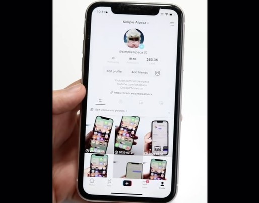Cum faci un slideshow foto profesionist pe TikTok cu iPhone