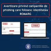 Avertisment: campanie de phishing care imită comunicări oficiale din partea Romarg, în plină desfășurare