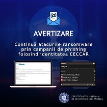 Avertisment: Campanie de phishing prin e-mailuri false, care imită organizații oficiale
