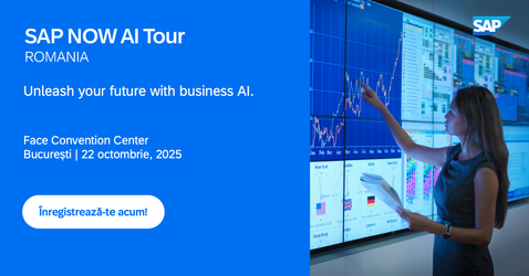 SAP NOW AI Tour Romania: Cum transformă inteligența artificială viitorul afacerilor