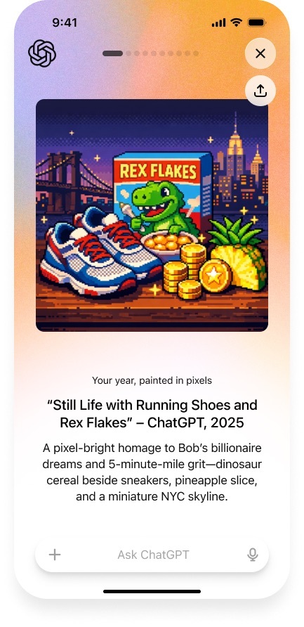 ChatGPT lansează prima recapitulare anuală