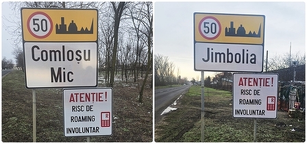 Avertisment de roaming involuntar pe drumurile naționale din Timiș