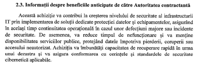DOCUMENT Noua carte electronică de identitate, sistem îmbunătățit - Internele cumpără soluții de securitate pentru sistemele IT