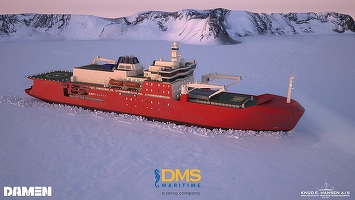 Șantierul Damen de la Galați va încasa 357 mil. euro pentru construcția noului spărgător de gheață al Australiei