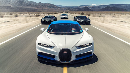 FOTO&VIDEO Bugatti Chiron, testat în deșerturile din SUA, la temperaturi de 52 grade celsius