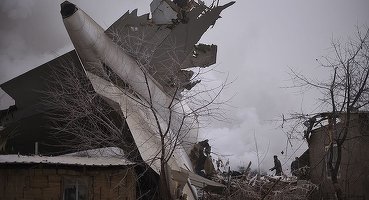Un avion al Turkish Airlines s-a prăbușit într-o zonă rezidențială din Kîrgîzstan
