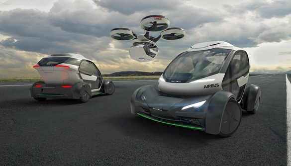 VIDEO Airbus a prezentat Pop.Up, un hibrid între un automobil și o dronă