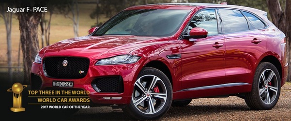 Mașina Anului în Lume: Jaguar F-Pace. SUV-ul britanic a depășit în finală VW Tiguan și Audi Q5