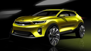 FOTO Primele schițe cu Kia Stonic, SUV-ul concurent cu Renault Captur și Opel Mokka