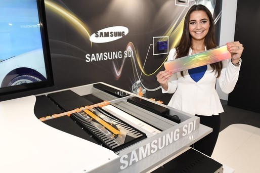 Samsung a prezentat la Frankfurt noile „pachete de baterii” pentru automobile, ce pot ajunge la 700 km autonomie