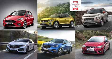 Premiiile europene AUTOBEST 2018 – cele 6 finaliste: Citroen C3 Aircross, Ford Fiesta, Honda Civic, Opel Grandland X, SEAT Ibiza și Volkswagen T-Roc