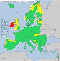 Zeci de zboruri anulate pe aeroporturile din Irlanda, din cauza furtunii Ofelia