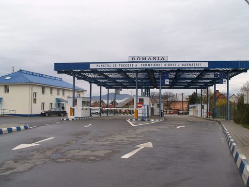 Punctul de trecere a frontierei Sighetu Marmației-Solotvino, închis noaptea, până la finalul anului