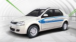 FOTO A fost lansată Dacia Logan electrică, cu sigla Mahindra, produsă de foștii parteneri Renault