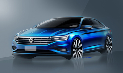 FOTO Primele imagini cu viitorul VW Jetta, care va fi lansat în ianuarie. Modelul ar putea să nu mai fie vândut niciodată în Europa