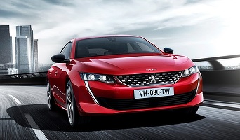 FOTO Peugeot a prezentat noul 508, pe care îl compară cu Audi A5 Sportback și pe care îl va lansa și în România
