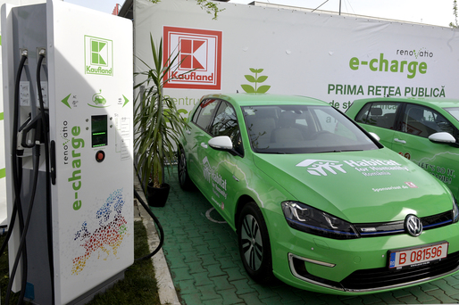 Kaufland susține că va plăti tarifele pentru încărcarea mașinilor electrice la stațiile Renovatio