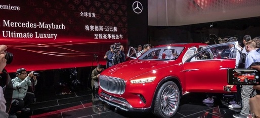 FOTO Conceptul Vision Mercedes - Maybach, o limuzină - SUV destinată miliardarilor chinezi