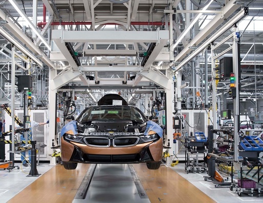 BMW investește 300 milioane euro pentru extinderea uzinei din Leipzig, locul unde se produce modelul electric i3