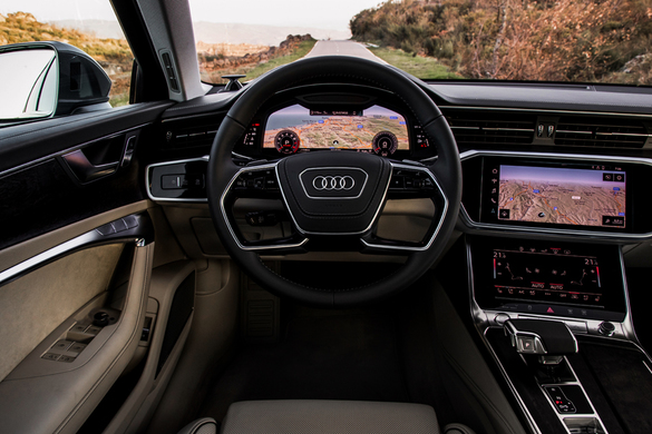 TEST DRIVE FOTO A cincea generație Audi A6 nu renunță la motoarele diesel și oferă 39 de sisteme de asistență pentru conducere autonomă. Mașina - pregătită și pentru România