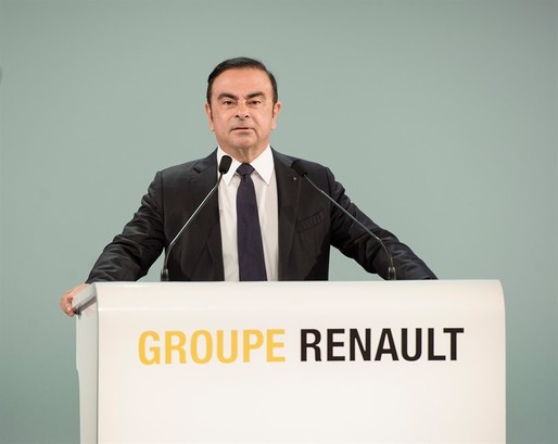 Acționarii Renault au votat salariul lui Carlos Ghosn pentru 2017: 7,4 milioane de euro
