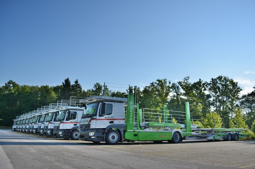 Compania austriacă de logistică de transport auto Hödlmayr International își extinde flota locală cu 24 transportoare
