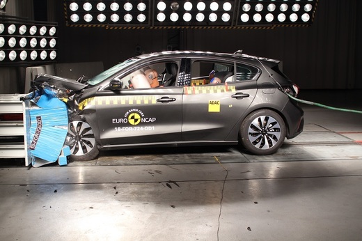 FOTO Volvo XC40 și Ford Focus au primit 5 stele EuroNCAP. Ambele sunt echipate cu sisteme de frânare de urgență pentru pietoni și bicicliști
