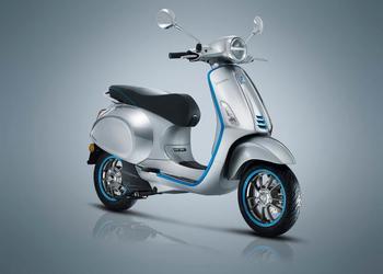 FOTO Scuterul Vespa Elettrica va fi lansat în această toamnă, cu un preț comparabil cu un scuter pe benzină