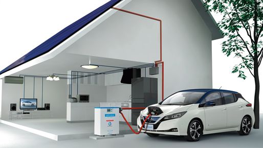 Nissan Leaf - primul automobil electric autorizat în Germania pentru a vinde curent în rețea