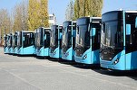 FOTO Primele 20 de autobuze Euro 6 de la Otokar au ajuns în București. Când vor ieși în trafic