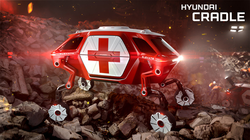 VIDEO & FOTO Hyundai a prezentat mașina-robot, un concept-car destinat operațiunilor de salvare în dezastre