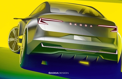 Skoda Vision iV, un nou concept-car electric al cehilor, în premieră la Geneva
