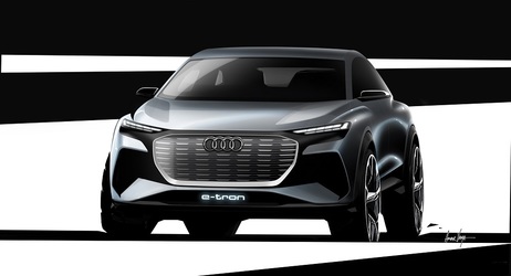 FOTO Audi Q4 e-tron Concept, vedeta standului mărcii la Geneva