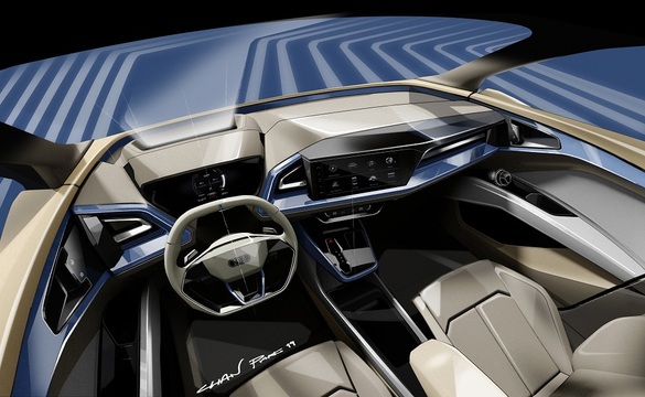 FOTO Audi Q4 e-tron Concept, vedeta standului mărcii la Geneva