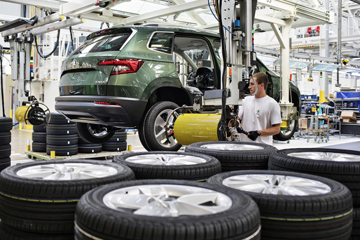 Skoda a produs pentru prima dată peste 300.000 de autovehicule în Kvasiny. Uzina se pregătește de primul hibrid și de producția lui VW Passat