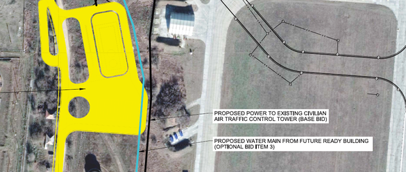 Plan cu fotografii din satelit ale locației proiectului. Sursă: US Department of the Army