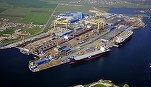 FOTO Vase de lux pentru croaziere, ambarcațiuni de mare capacitate pentru exploatații petroliere și nave de transport maritim vor fi construite în Mangalia