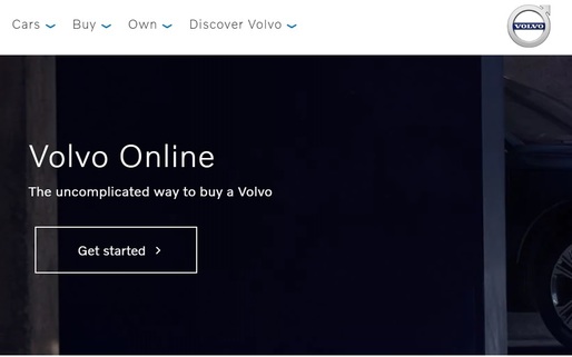 Volvo și-a deschis magazin online, inclusiv pentru credite și leasing