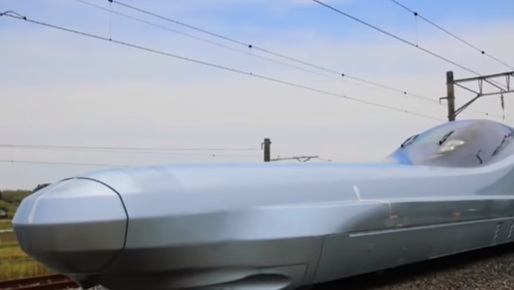 VIDEO Japonia a testat un tren de mare viteză capabil să ajungă la 360 km/h