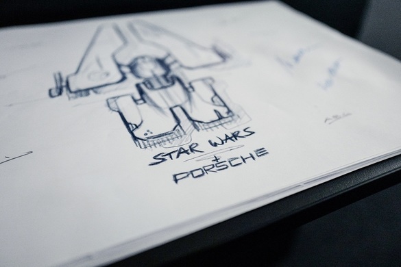 Nava spațială fantastică Porsche - Star Wars