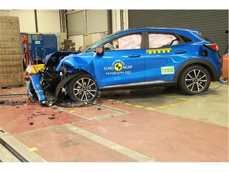 VIDEO&FOTO Teste EuroNCAP: Ford Puma surclasează Dacia Duster și la siguranță. Trei modele VW Group, doar 3 stele
