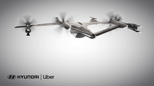 VIDEO Hyundai se aliază cu Uber și lansează taxiuri zburătoare